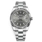 Rolex Datejust Rhodium Dial Fluted Bezel 41mm 126334