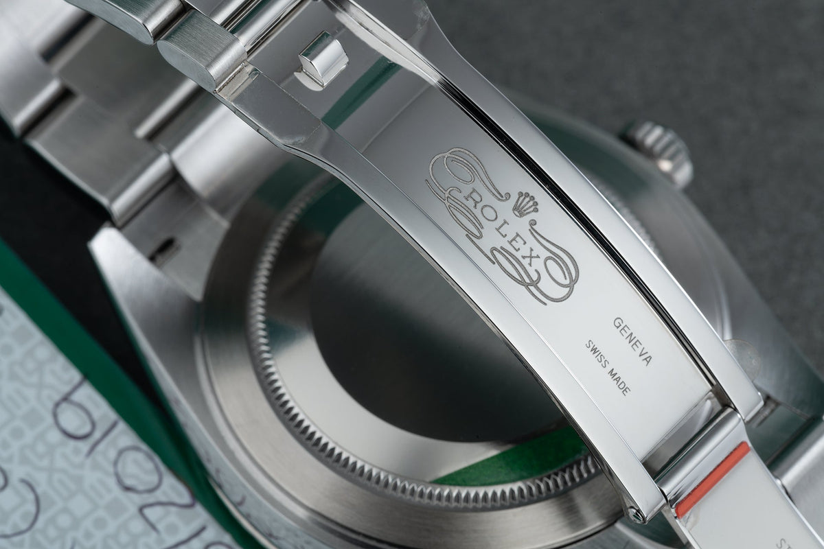 Rolex Datejust Rhodium Dial Fluted Bezel 41mm 126334